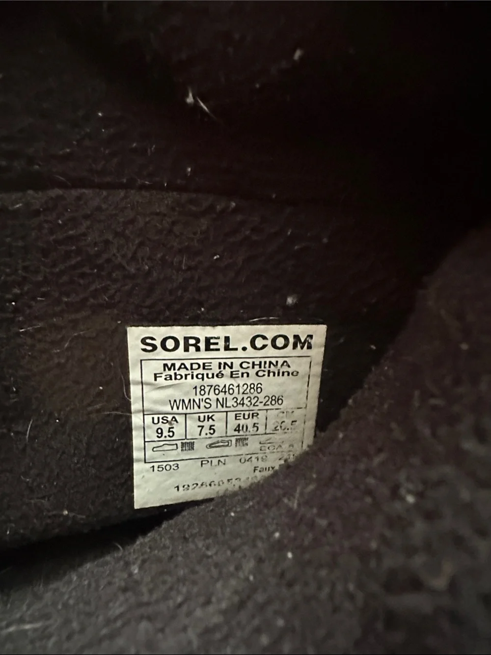 Sorel Tan and Black Waterproof Winter Ankle Boots